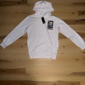 White Salvador Dalí Left Point Men Sweater